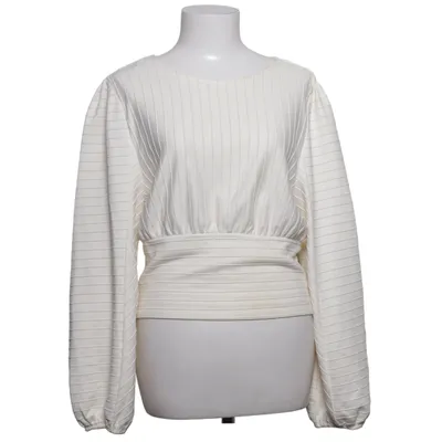 Blouse (Wit) van H&M Modern Classic Polyester, Elastaan