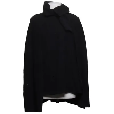 Cape (Noir) de Vanessabruno Angora, Coton, Laine