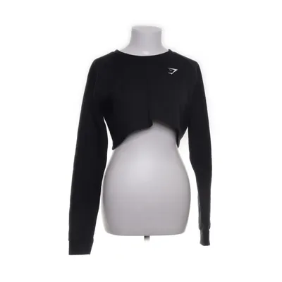 Crop top (Zwart) van Gymshark Katoen, Polyester, Elastaan