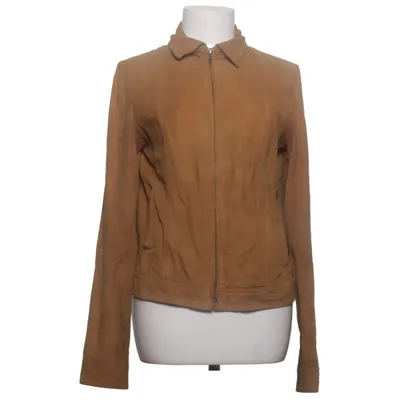 Veste en cuir (Marron) de Mango Cuir