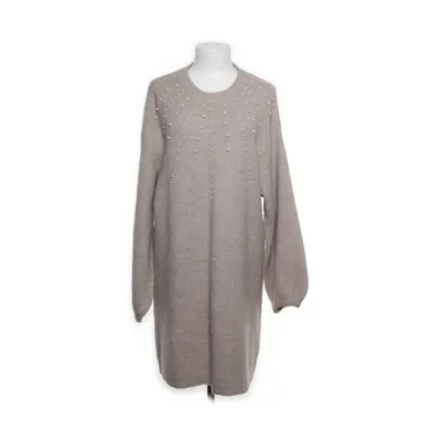 Dress (Beige) from Freequent Acrylic, Elastane, Polyester, Wool