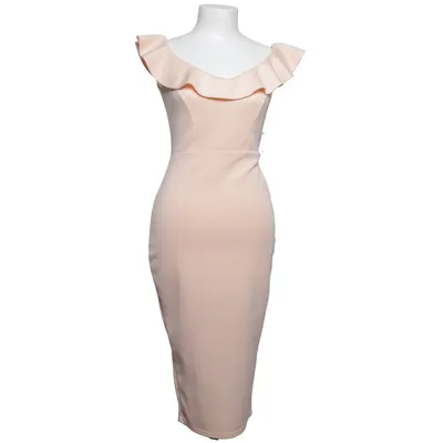 Klänning (Beige) från Boohoo Night Elastan, Polyester