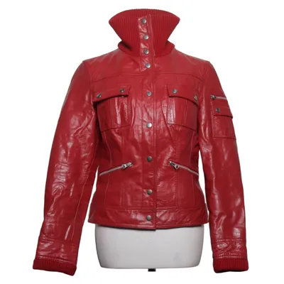Läderjacka (Röd) från Gipsy Skinn, Polyester