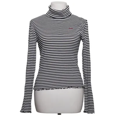 Polotröja (Svart, Vit) från Maison Labiche Elastan, Ekologisk bomull