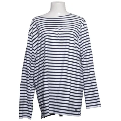 Långärmad t-shirt (Blå, Vit) från Emma och Malena Bomull