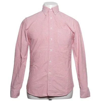 Buttondown-skjorta (Röd, Vit) från Uniqlo Bomull
