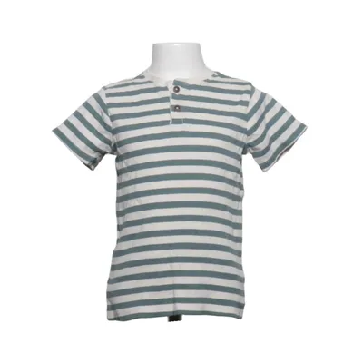 T-shirt (Blå, Hvid) fra Dopo Dopo Bomuld, Elastan