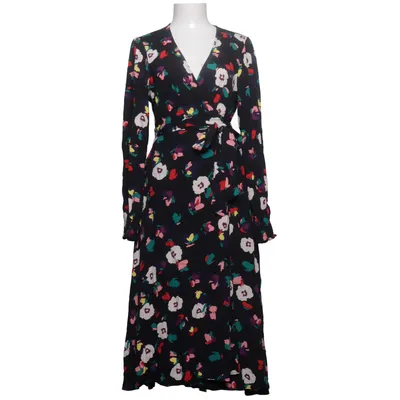 Robe portefeuille (Noir, Multicolore) de Seraphine Viscose