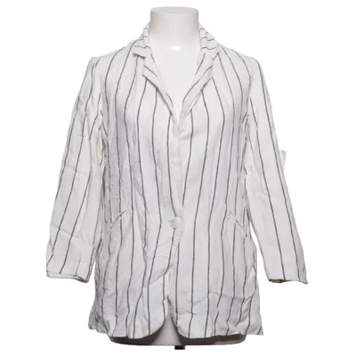 Blazer (Blanc, Noir) de Vero Moda Denim Lin, Viscose