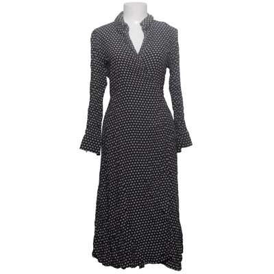 Robe portefeuille (Noir, Blanc) de Mango Casual Viscose