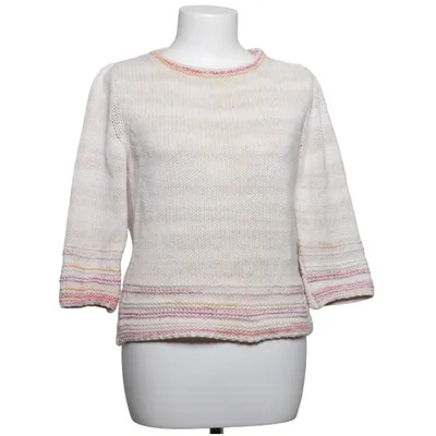 Sweater (Beige, Multicolored) from Le Tricot Longhin Acrylic, Cotton