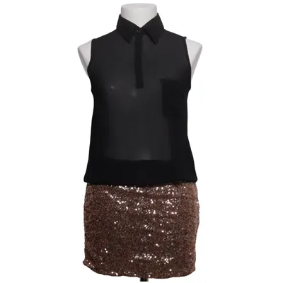 Dress (Black, Gold) from Danity Elastane, Polyester