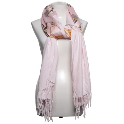 Halstørklæde (Pink, Brun, Hvid) fra Stephan Kashmir, Silke