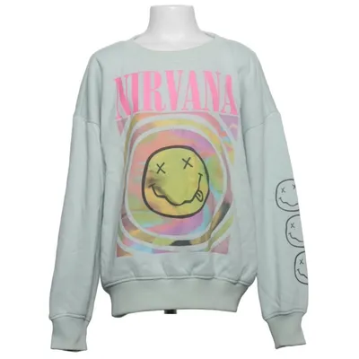 Sweatshirt (Vert, Multicolore) de Nirvana Coton, Polyester