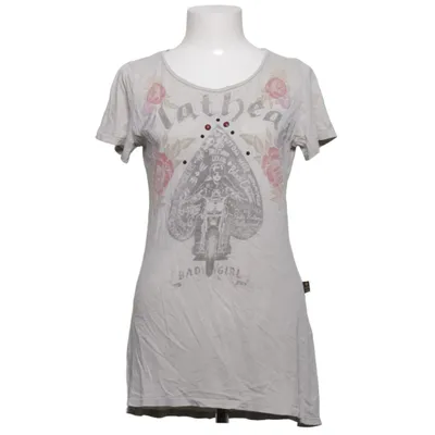 T-shirt (Gris) de Rude Riders Coton