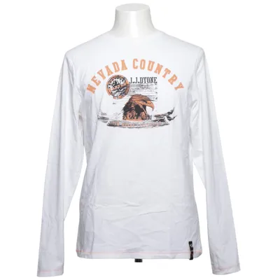 T-shirt à manches longues (Blanc) de Southern Menswear Coton