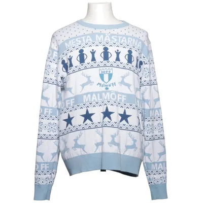 Pull de Noël (Bleu, Blanc) de Malmö FF Coton