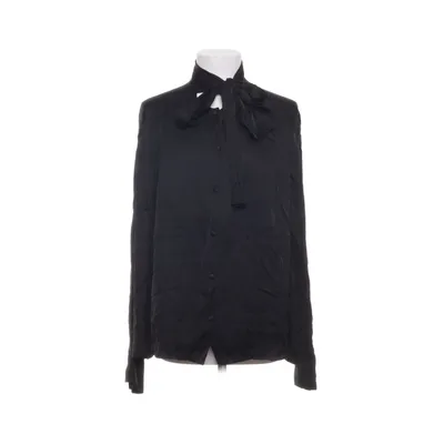 Strikblouse (Zwart) van Même Road Viscose