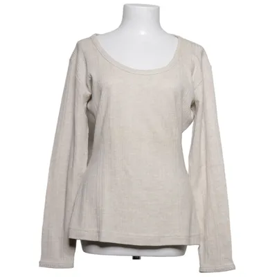 Långärmad t-shirt (Beige) från Hennes Collection by H&M Akryl, Bomull