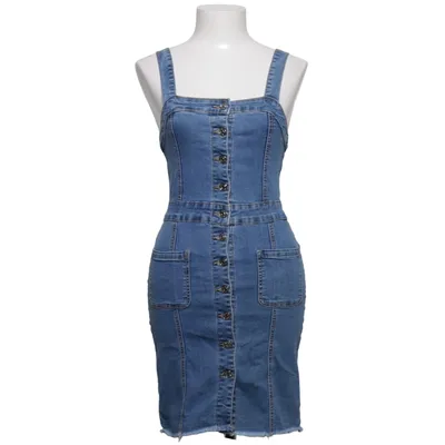 Robe salopette (Bleu) de Hello Miss Coton, Élasthane, Polyester