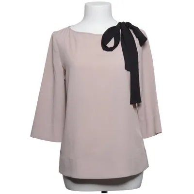 Strikblouse (Beige) van Hallhuber