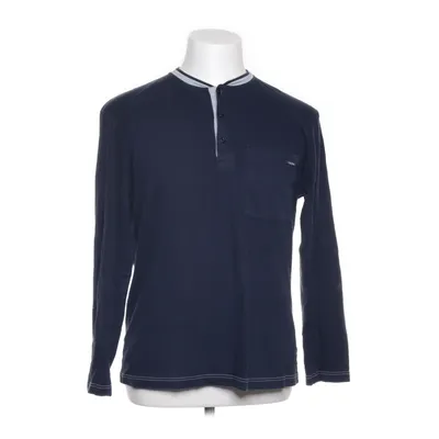 Henley shirt (Blauw) van Calida Katoen
