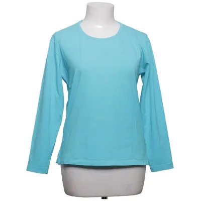 Lange mouwen shirt (Blauw) van No1 Katoen, Elastaan