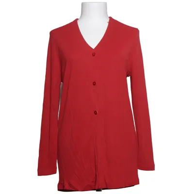 Cardigan (Rouge) de Le Tricot Longhin Polyester, Viscose