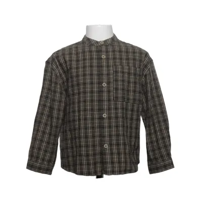 Flannel shirt (Green, Black, Beige) from Zara Cotton, Polyester