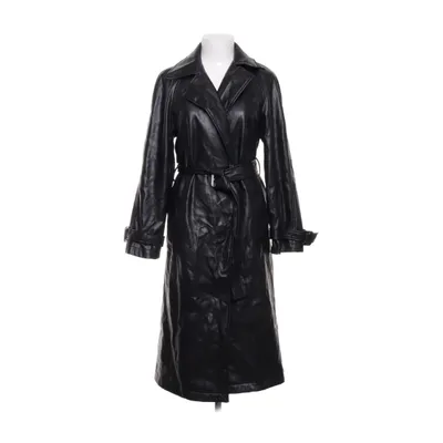 Coat (Black) from Stradivarius Polyester