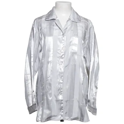 Chemise de pyjama (Argent) de Lady M Coton, Polyester