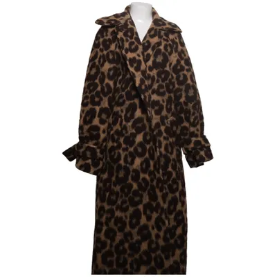 Coat (Brown, Beige) from Raey Alpaca wool, Cotton, Polyamide, Silk, Viscose