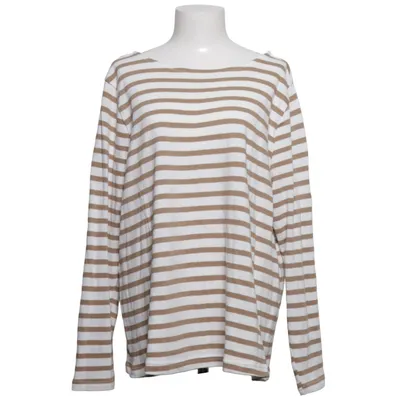 Langarmshirt (Weiß, Braun) von Essentials by Tchibo