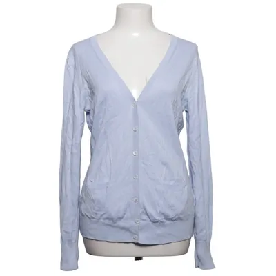 Cardigan (Blauw) van Repeat Katoen, Viscose