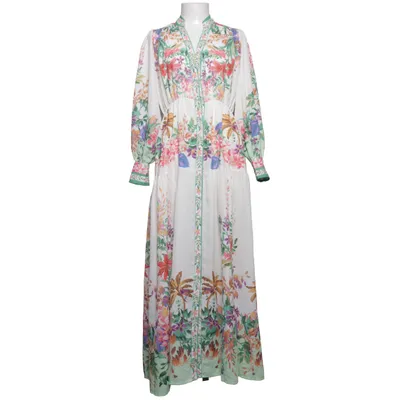 Maxikleid (Weiß, Mehrfarbig) von Jus de Pom Polyester