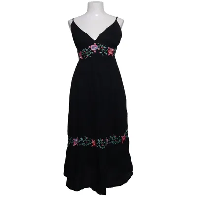 Långklänning (Svart, Flerfärgad) från Indiska Bomull