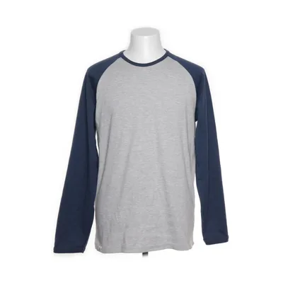 Baseballtröja (Grå, Blå) från Corrupt Bomull, Polyester