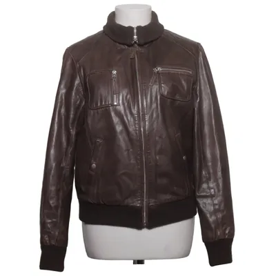 Bomber jacket (Brown) from Brookshire Leather, Polyester