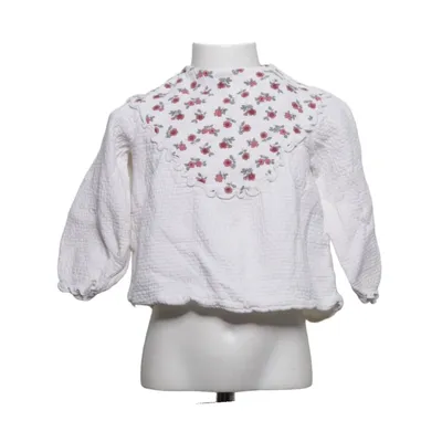 Blouse (Beige, Red, Green) from Zara Cotton