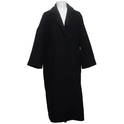 Manteau (Noir) de Mango Acrylique, Polyamide, Polyester, Viscose, Laine