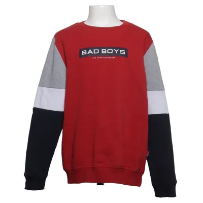 Sweatshirt (Rød, Flerfarvet) fra Bad boys Bomuld, Genanvendt polyester