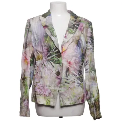 Blazer (Purple, Green, Multicolored) from Bandolera Acetate, Cotton, Linen