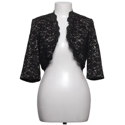 Bolero (Zwart, Beige) van R&M Richards Elastaan, Polyamide, Polyester