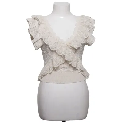 Haut (Beige) de Zara Coton, Polyester