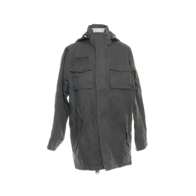 Parkas (Grön) från H&M Polyester, Bomull