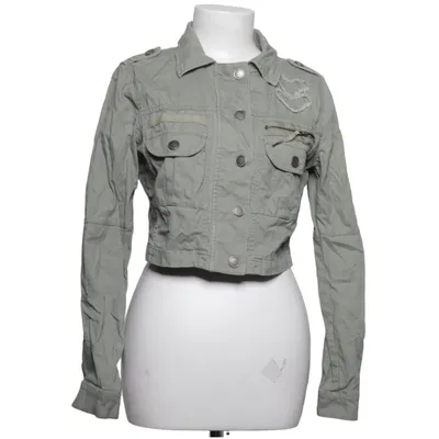 Veste en jean (Vert) de Fire Los Angeles Coton, Élasthane