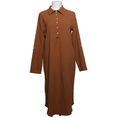 Shirt dress (Brown) from Tofisa Polyester