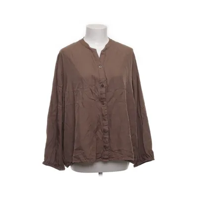 Blouse (Brown) from Vanting Viscose