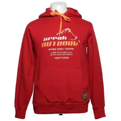 Capuchon sweater (Rood) van Arrak Outdoor Katoen, Polyester