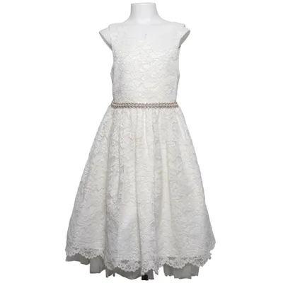 Blomsterpigekjole (Hvid) fra American Princess Polyester